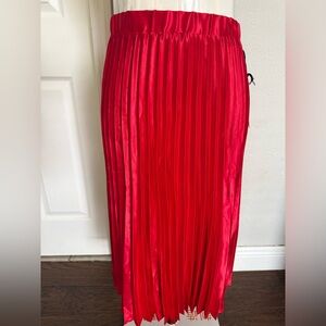 Haute Monde Vibrant Red Maxi Skirt